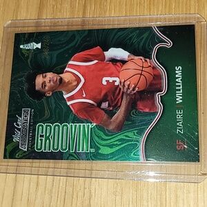 Rookie Card. 248/249. Zaire Williams. Wild Card Alumination. GROOVIN'